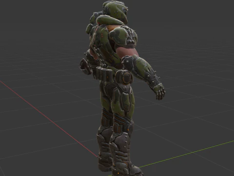 Doom Slayer - Fortnite 3D Model