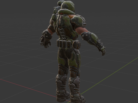 Doom Slayer - Fortnite 3Dモデル