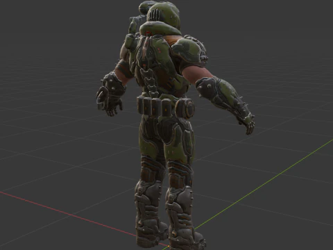 Doom Slayer - Fortnite 3D Model