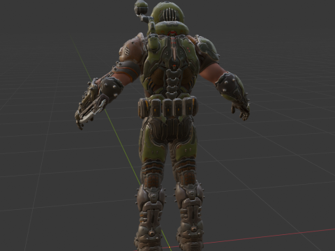 Doom Slayer - Fortnite 3Dモデル