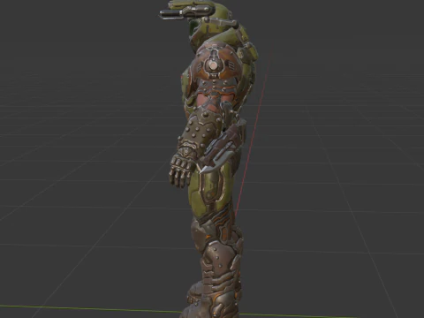 Doom Slayer - Fortnite 3D Model