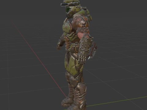 Doom Slayer - Fortnite 3D Model