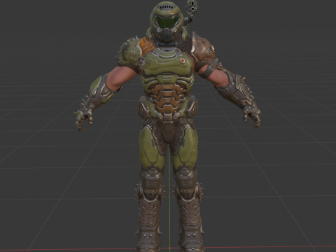 Doom Slayer - Fortnite 3Dモデル
