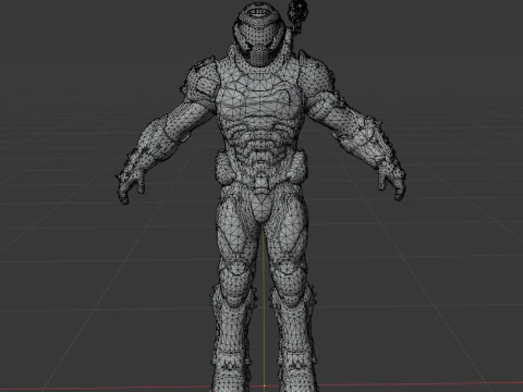 Doom Slayer - Fortnite 3D Model