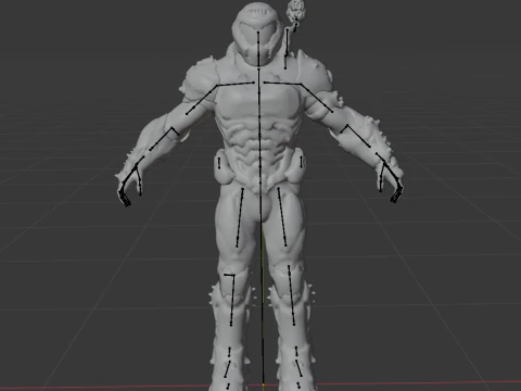 Doom Slayer - Fortnite 3D Model