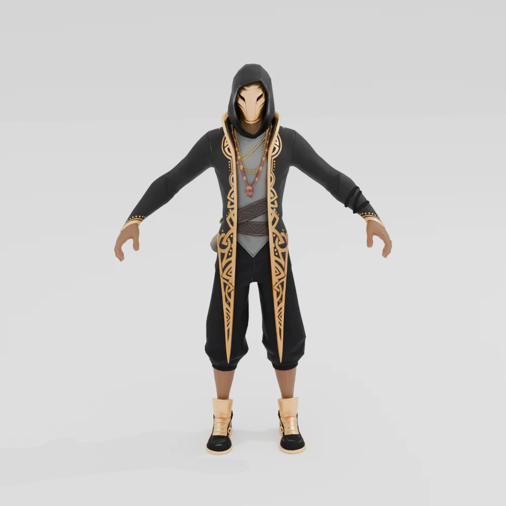 Scimitar - Fortnite 3D Model .c4d .max .obj .3ds .fbx .stl .blend 