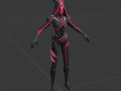 Sayara - Fortnite 3D Model