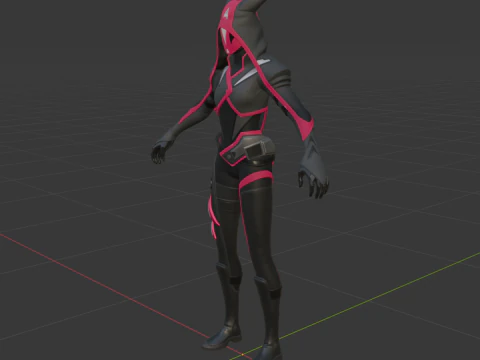 Sayara - Fortnite 3D Model