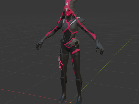 Sayara - Fortnite 3D Model