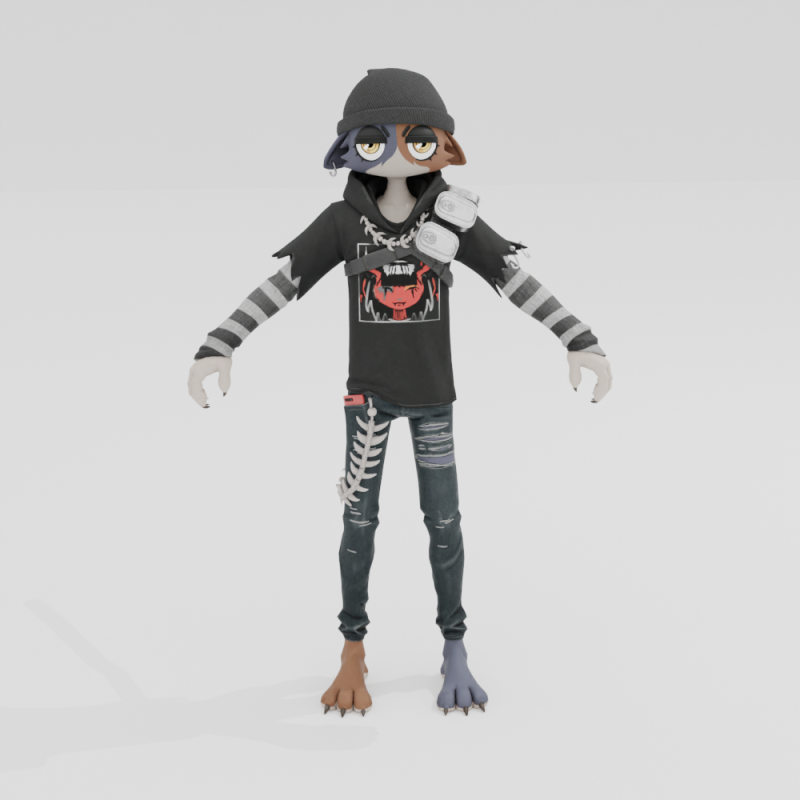 Meow Skulls - Fortnite 3D Model .c4d .max .obj .3ds .fbx .stl .blend 