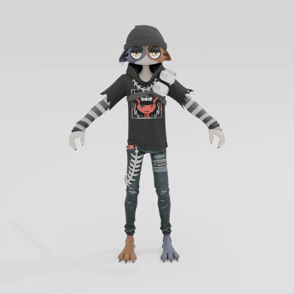 Meow Skulls - Fortnite 3D Model .c4d .max .obj .3ds .fbx .stl .blend 