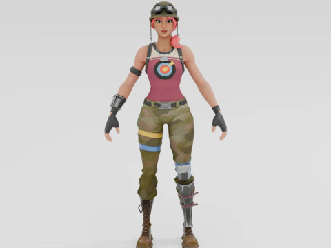 Яблучний - Fortnite 3D Модель