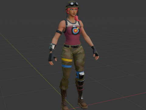 Bullseye - Fortnite 3D Модель