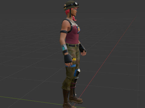 Bullseye - Fortnite 3D Модель