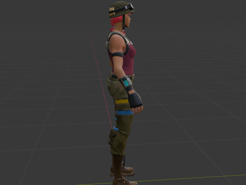 Bullseye - Fortnite 3D Модель