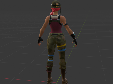 Bullseye - Fortnite 3D Модель