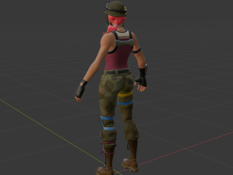 Bullseye - Fortnite 3D Модель