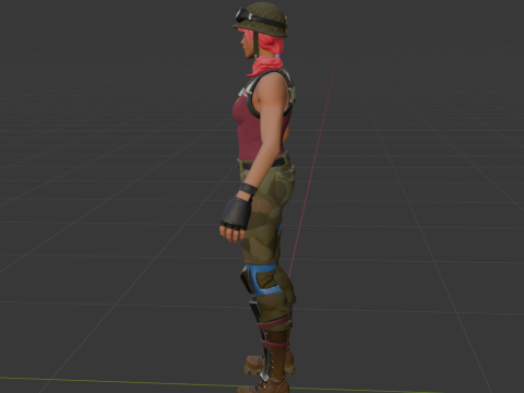 Bullseye - Fortnite 3D Модель