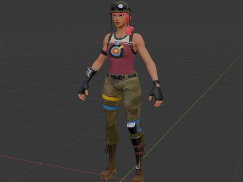 Bullseye - Fortnite 3D Модель