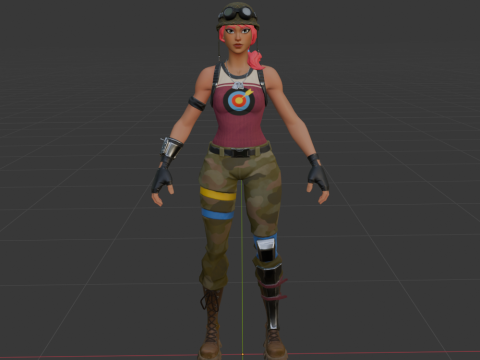 Bullseye - Fortnite 3D Модель