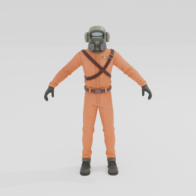 The Employee - Fortnite - Lethal Company Modèle 3D .c4d .max .obj .3ds .fbx .stl .blend 