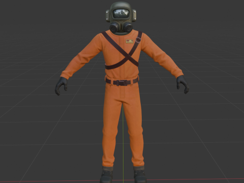 The Employee - Fortnite - Lethal Company Modèle 3D