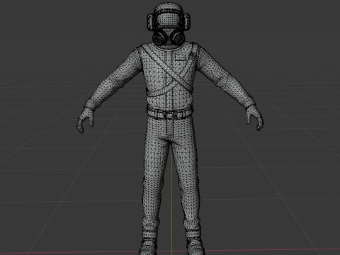 The Employee - Fortnite - Lethal Company Modèle 3D