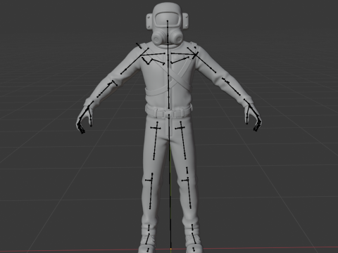 The Employee - Fortnite - Lethal Company Modèle 3D
