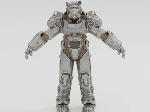 T-60 파워 아머 - 포트나이트 3D 모델