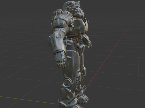 T-60 Power Armor - Fortnite 3D Модель