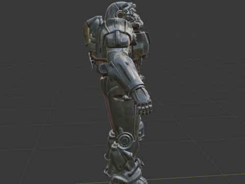 T-60 Power Armor - Fortnite 3D Модель