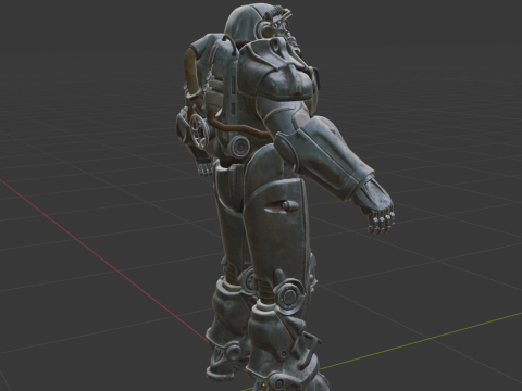 T-60 Power Armor - Fortnite 3D Модель
