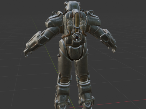 T-60 Power Armor - Fortnite 3D Модель