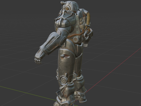 T-60 Power Armor - Fortnite 3D Модель