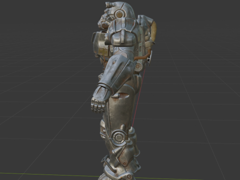 T-60 Power Armor - Fortnite 3D Модель
