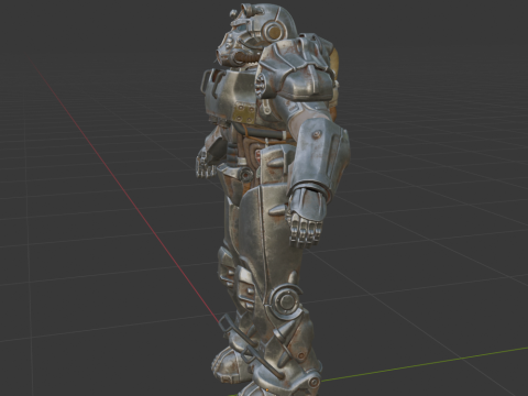 T-60 Power Armor - Fortnite 3D Модель