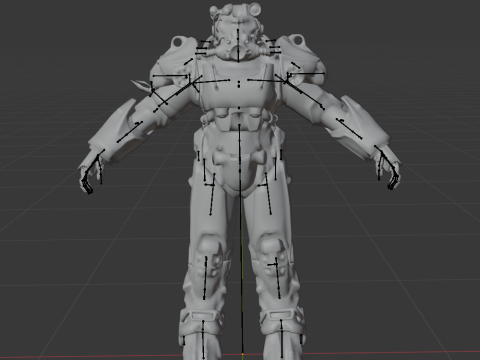 T-60 Power Armor - Fortnite 3D Модель