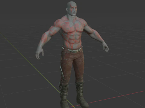Drax - Fortnite 3D Model