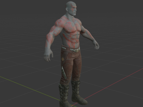 Drax - Fortnite Modèle 3D