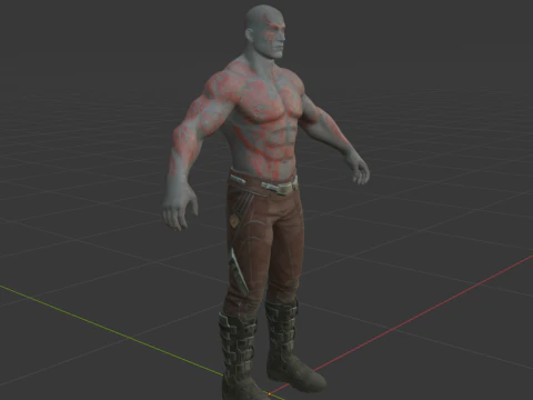 Drax - Fortnite 3D Model