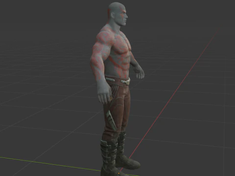 Drax - Fortnite 3D Model