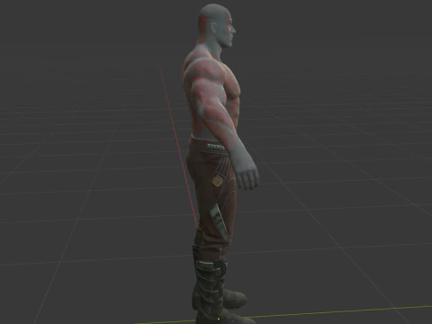 Drax - Fortnite 3D Model