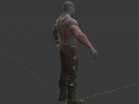 Drax - Fortnite Modèle 3D