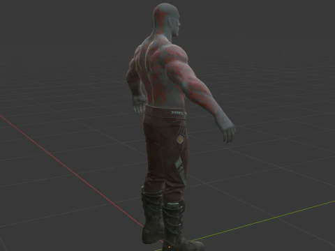 Drax - Fortnite 3D Model