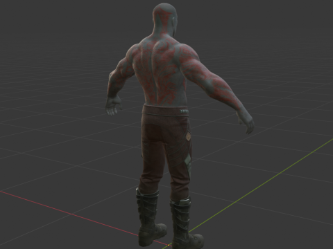 Drax - Fortnite Modèle 3D