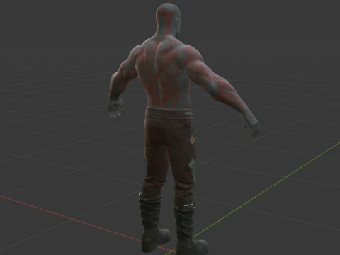 Drax - Fortnite 3D Model