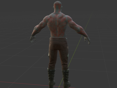 Drax - Fortnite Modèle 3D