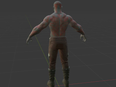 Drax - Fortnite 3D Model
