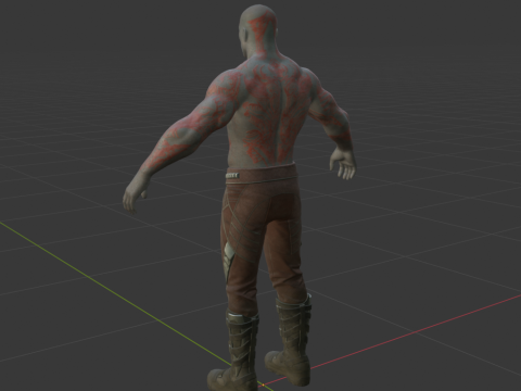 Drax - Fortnite Modèle 3D