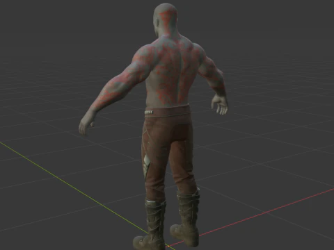 Drax - Fortnite 3D Model